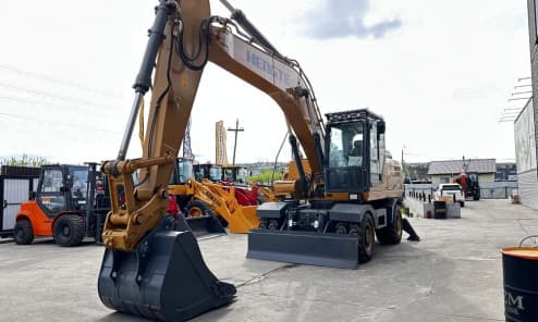 Колесный экскаватор HENGTE HT190W 