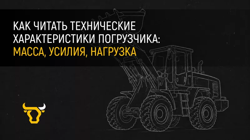 Как читать технические характеристики погрузчика: масса, усилия, нагрузка 